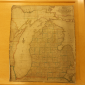 Map of the State of Michigan and the Surrounding Country Exhibiting the sections and the latest surveys compiled from authentic sources