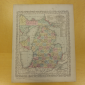 A New Map of Michigan with its canals, roads, and distances