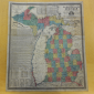 Farmer's Railroad & Township Map of Michigan and chart of the Lakes from U.S. surveys and other authentic sources.