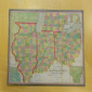 Traveler's Map of Michigan, Illinois, Indiana & Ohio