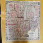 Guide through Ohio, Michigan, Indiana, Illinois, Missouri, Wisconsin and Iowa. Showing the township lines United States Survey location of cities, towns, villages. Post Hamlets, Cnals, Railand Stage Roads